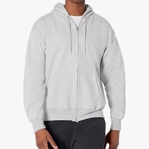 Hanes Gray Zip-Up Hoodie
